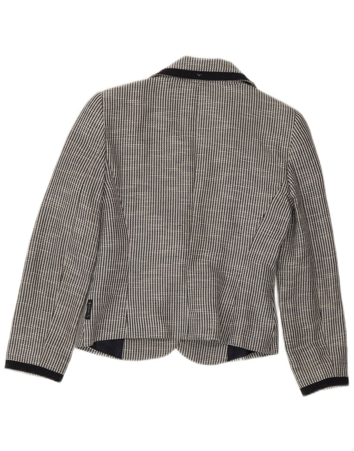 Giacca blazer da donna a 2 bottoni ARMANI JEANS EU 38 grigio medio a righe