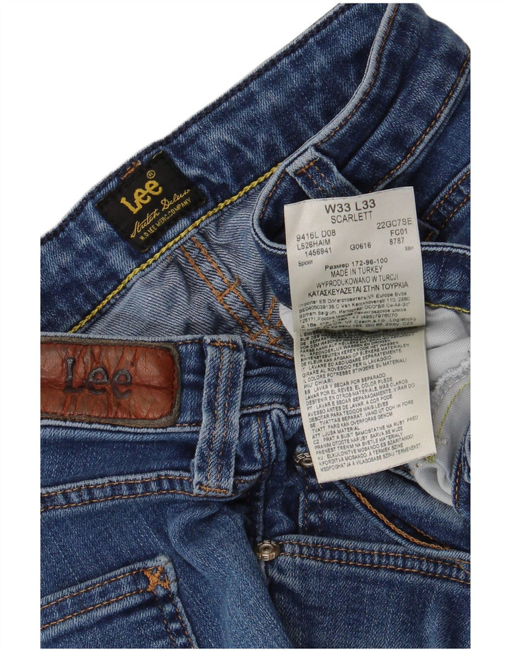 Jeans skinny LEE Scarlett da donna W33 L30 in cotone blu