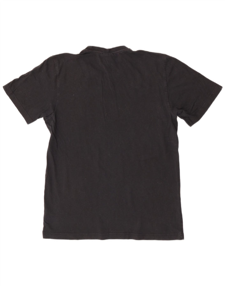 T-shirt grafica da uomo Adidas Top in cotone nero medio
