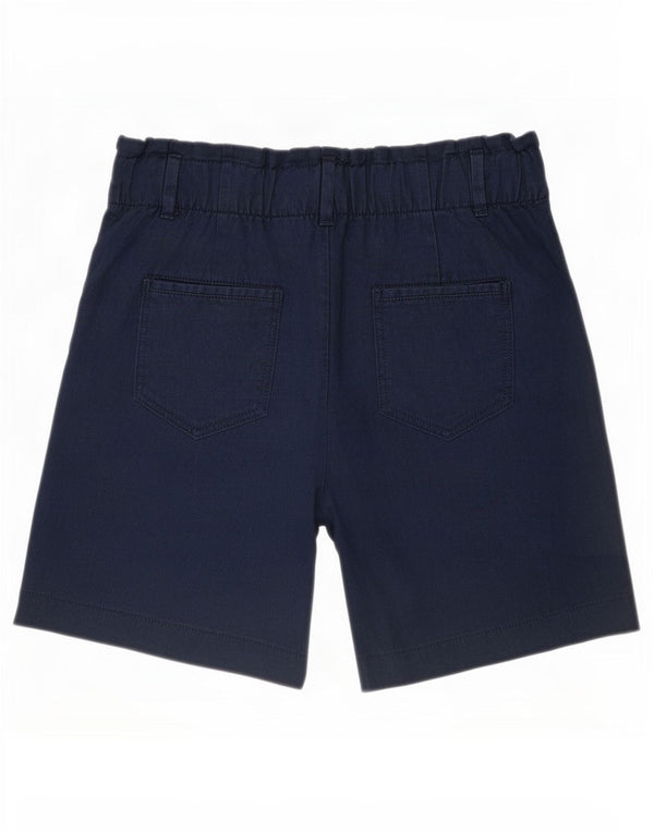 Pantaloncini chino da donna Marks & Spencer UK 16 Large W32 Lino blu navy