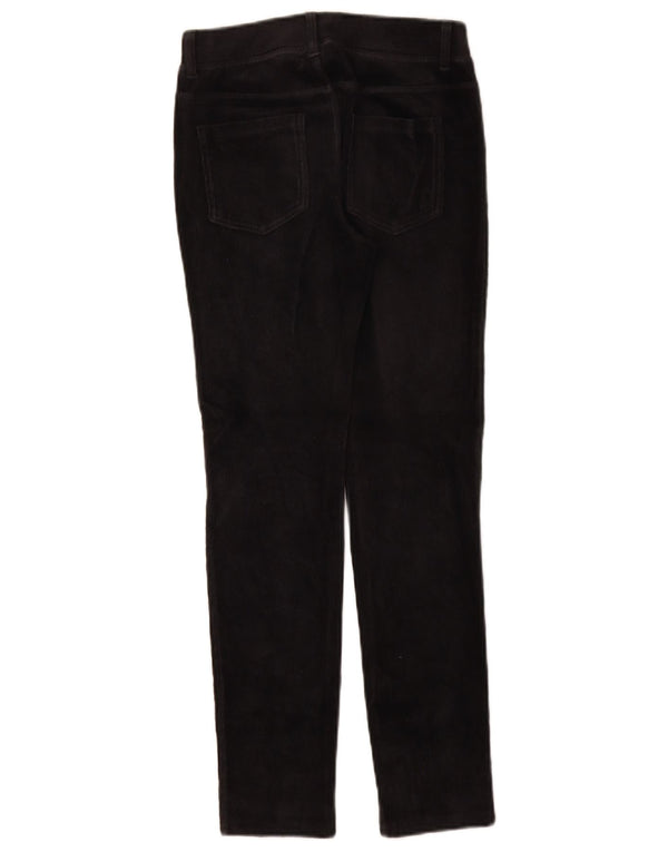 Pantaloni skinny in velluto a coste per ragazze Benetton 9-10 anni W24 L27 Neri