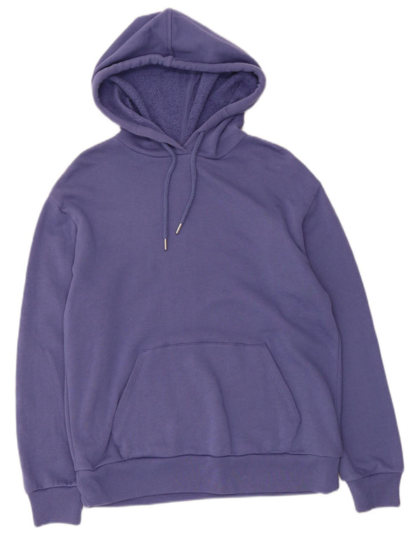 Maglione con cappuccio da donna Marks & Spencer UK 12 Cotone blu medio