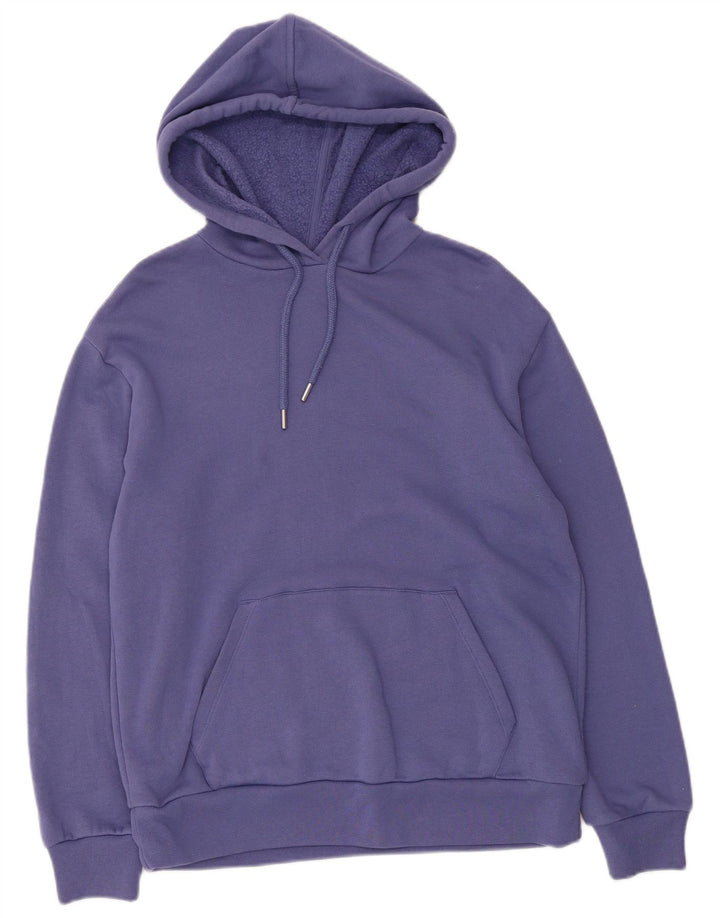 Maglione con cappuccio da donna Marks & Spencer UK 12 Cotone blu medio