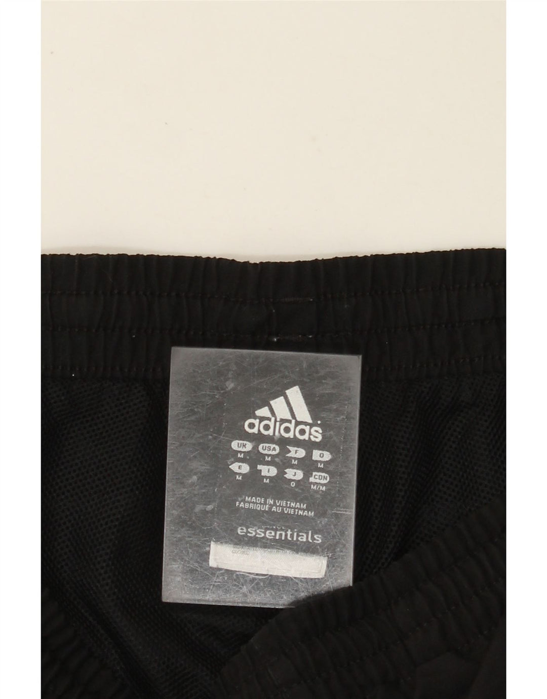Pantaloni da tuta da uomo ADIDAS medio nero in poliestere