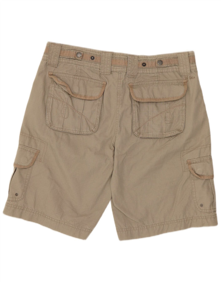 Pantaloncini cargo da donna Fat Face UK 12 medi W30 cotone kaki