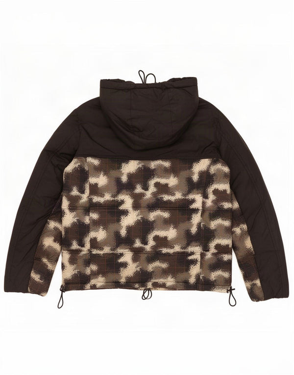 Giacca imbottita pullover da uomo Champion UK 38 Medium Black Camouflage