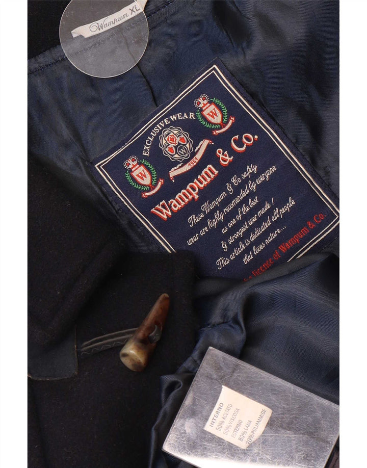 Montgomery da uomo Wampum UK 42 XL Lana blu navy