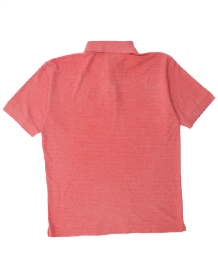 Polo da uomo Fila IT 48 cotone chiazzato rosso medio