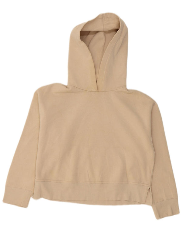 Maglione oversize con cappuccio da donna Zara UK 16 grande beige
