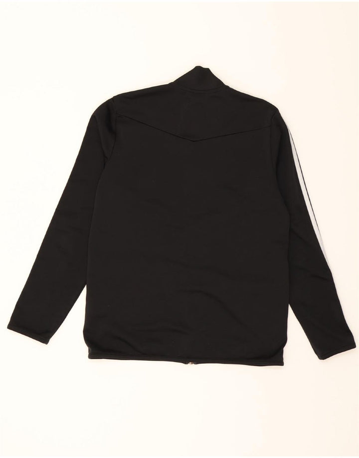 ADIDAS Boys Tracksuit Top Jacket 13-14 Years Black Polyester Vintage Adidas and Second-Hand Adidas from Messina Hembry 