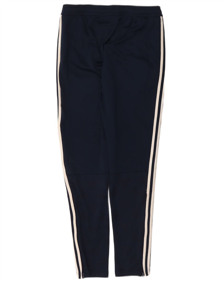 Pantaloni da tuta con grafica ADIDAS da uomo piccoli in poliestere blu navy
