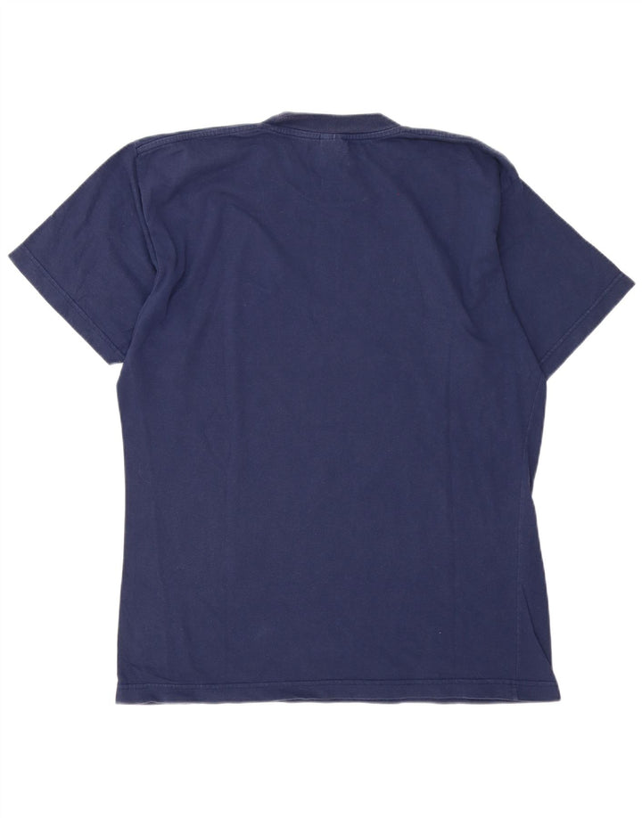 T-shirt da uomo Nike Top Large in cotone blu navy