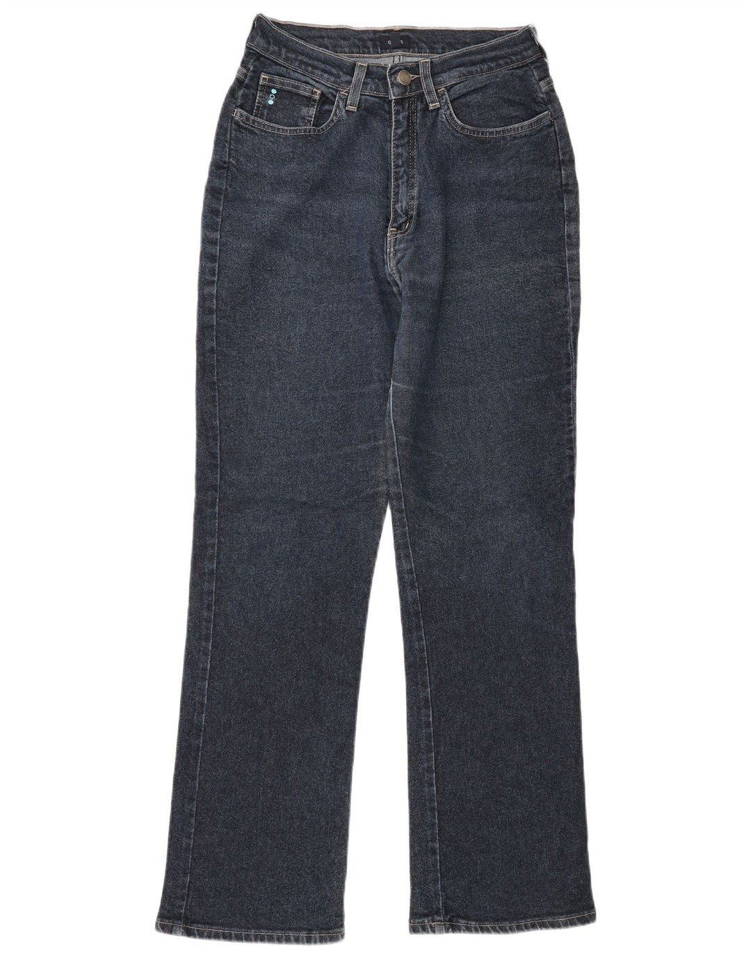 Jeans dritti vestibilità regolare da donna Oasis UK 12 medio W26 L30 cotone blu