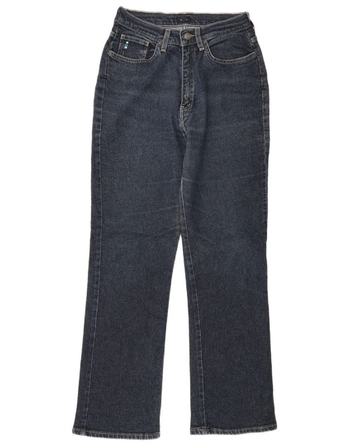 Jeans dritti vestibilità regolare da donna Oasis UK 12 medio W26 L30 cotone blu