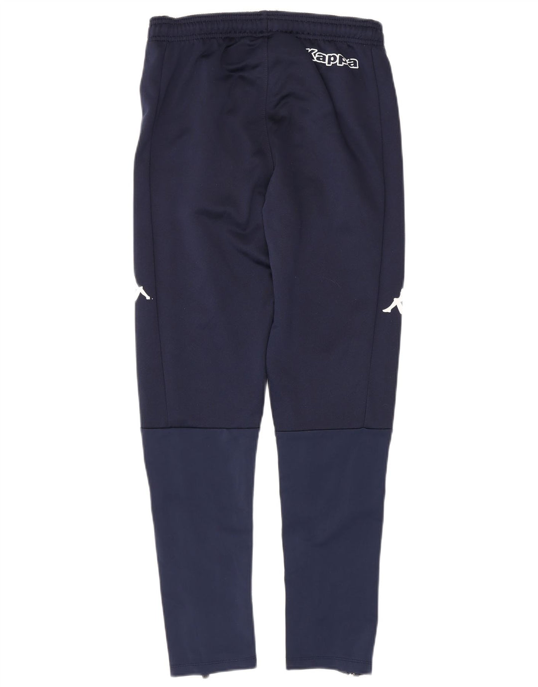 Pantaloni da tuta con grafica Kappa da uomo piccoli in poliestere blu navy