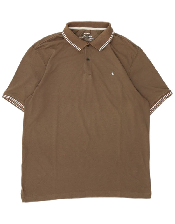 Polo Champion da uomo Easy Fit 2XL in cotone marrone