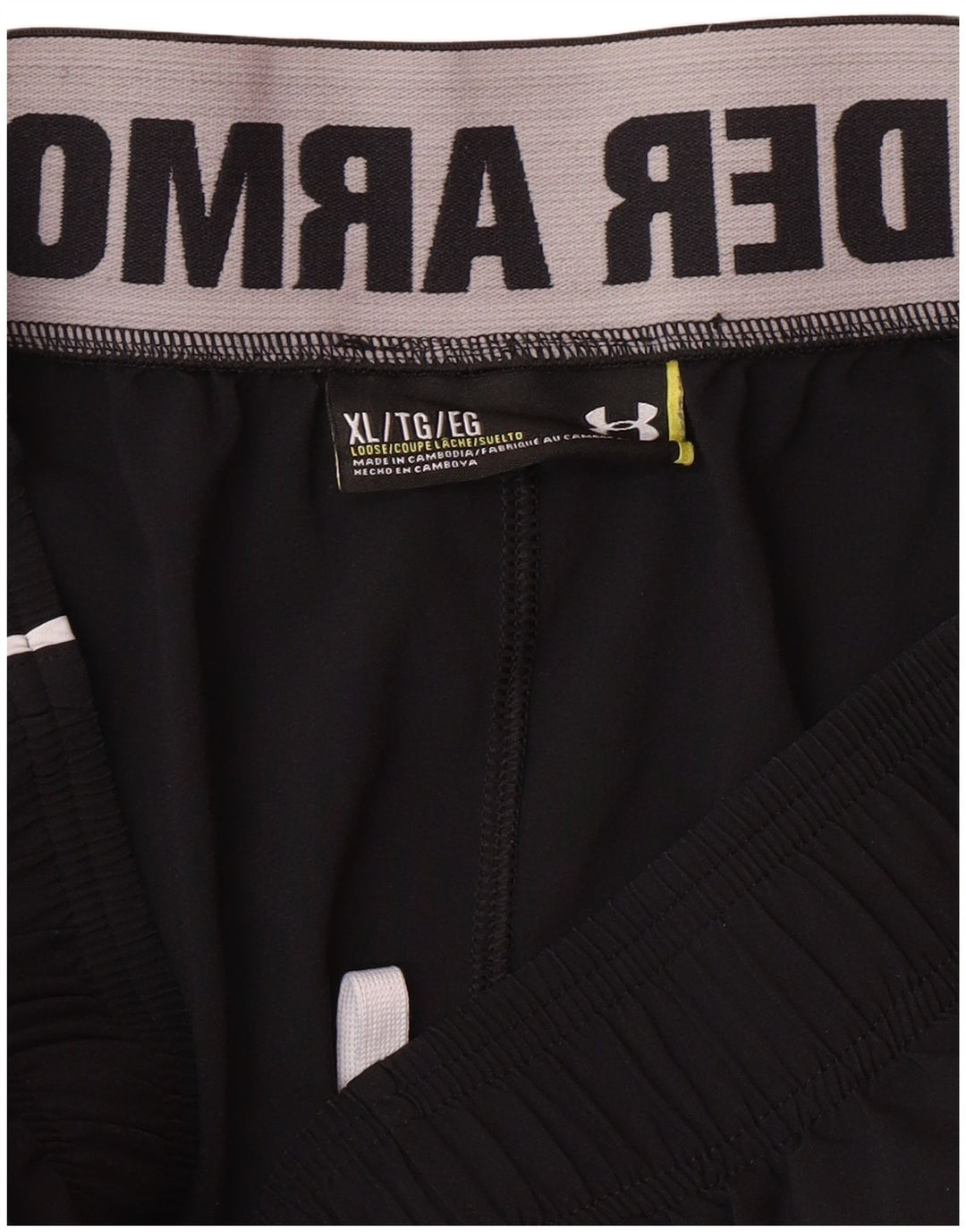 Pantaloncini sportivi grafici da uomo UNDER ARMOUR XL neri