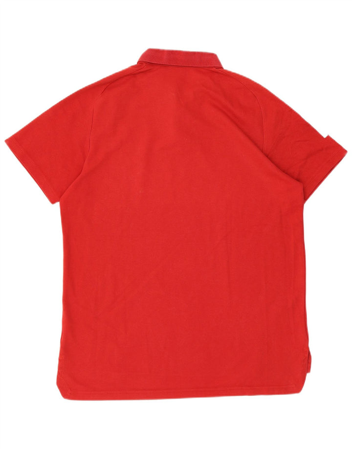 Polo ADIDAS da uomo Aeroready grande in cotone rosso
