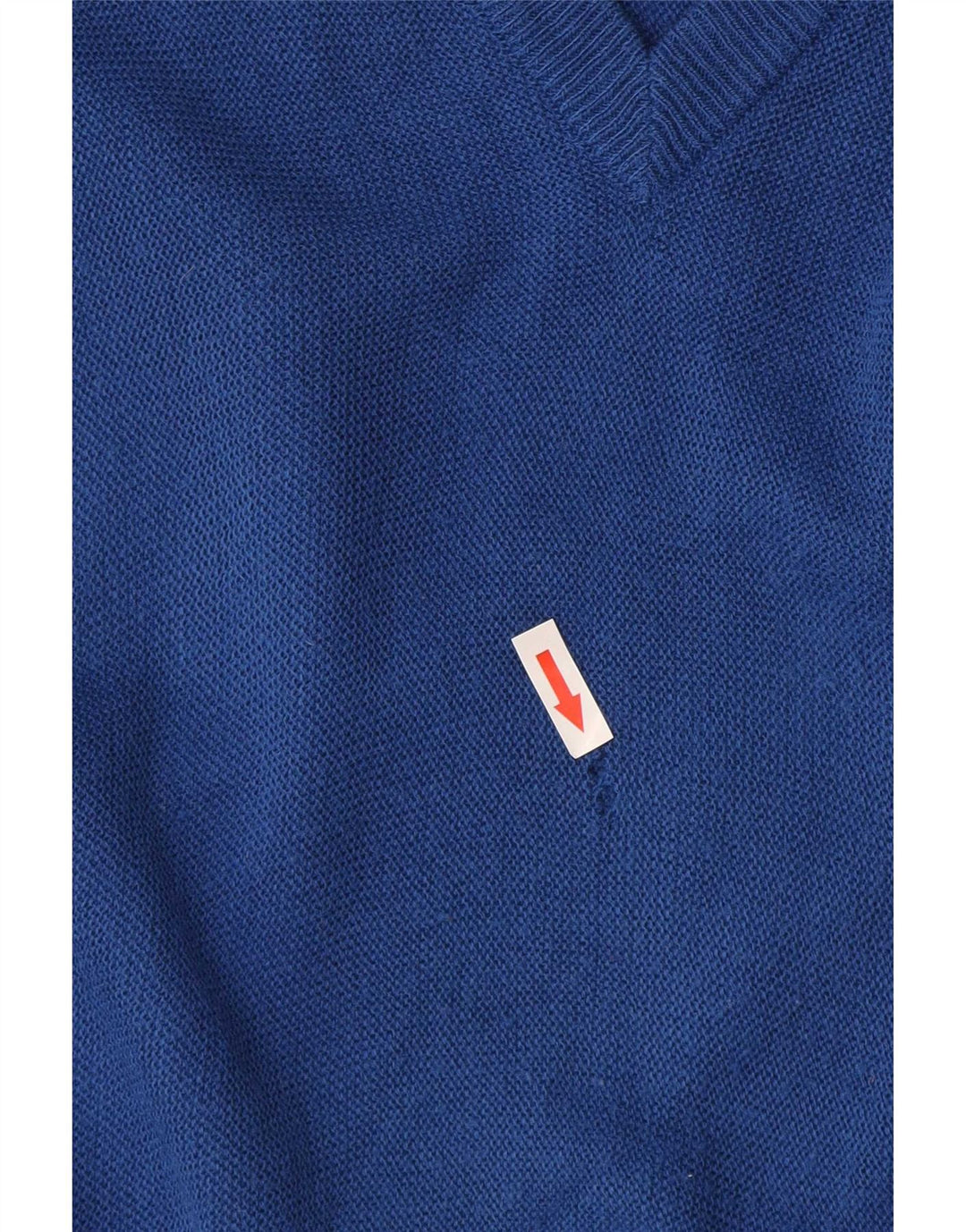 Maglione da uomo con scollo a V Lacoste blu medio in acrilico
