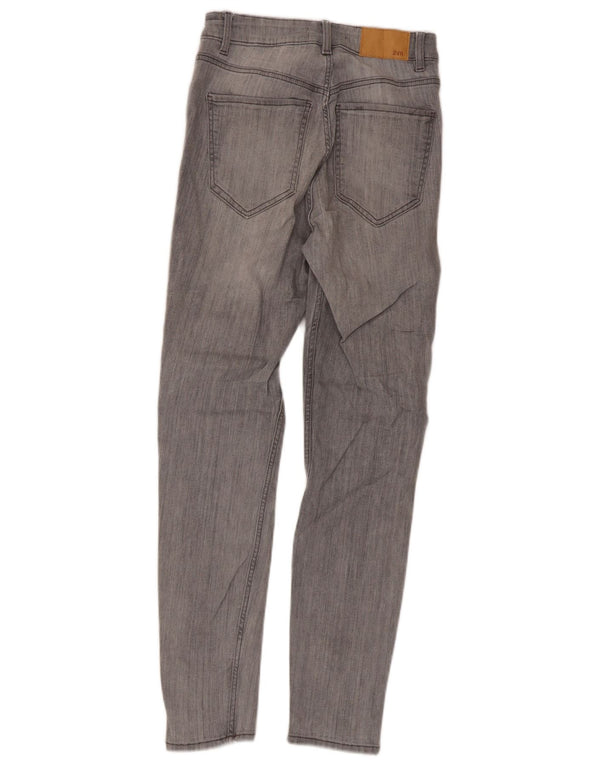 Jeans skinny da donna Zara EU 38 Small W28 L26 Cotone grigio