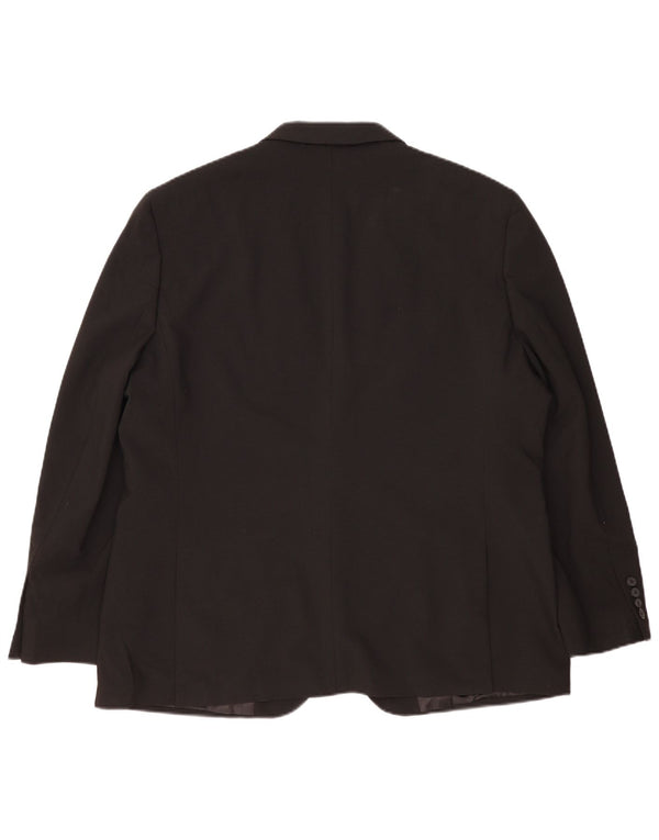 Giacca blazer da uomo a 2 bottoni Nautica UK 48 4XL poliestere nero