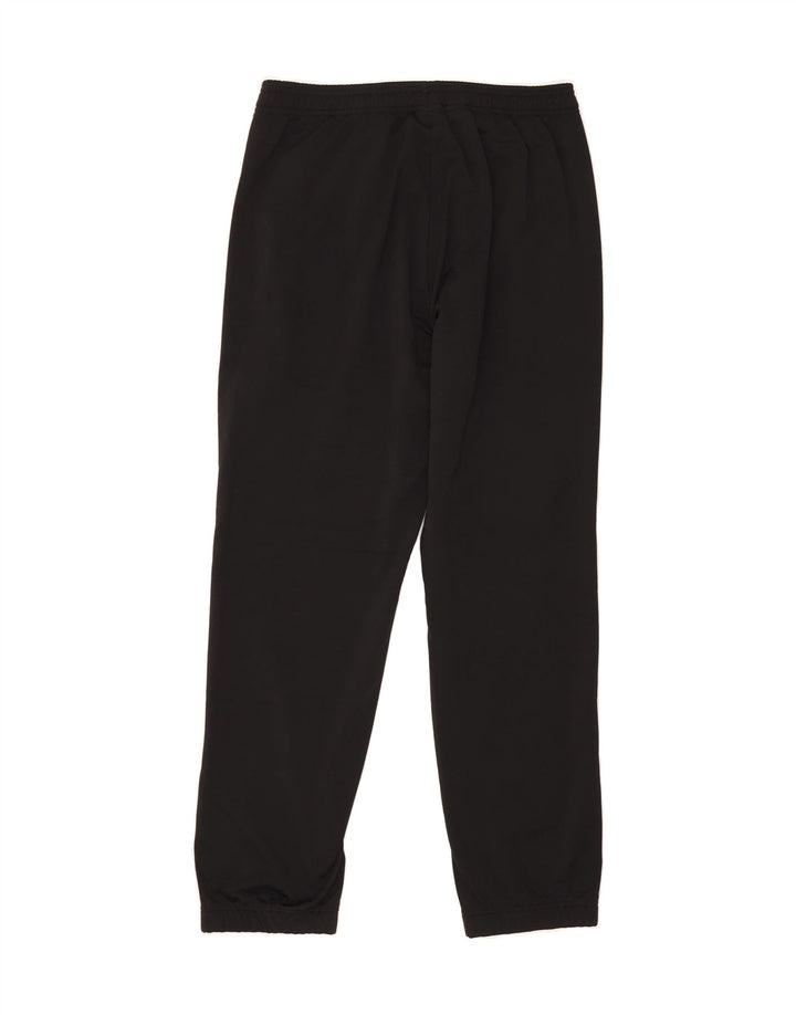 ADIDAS Womens Tracksuit Trousers Joggers UK 14 Large  Black Polyester Vintage Adidas and Second-Hand Adidas from Messina Hembry 