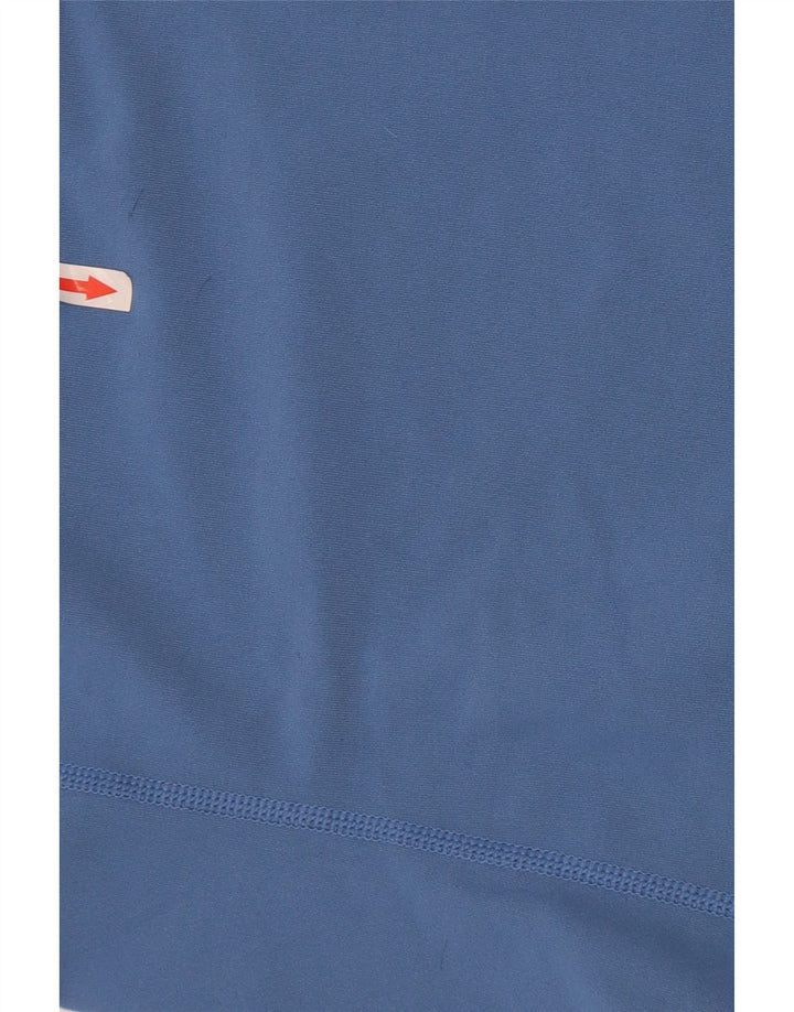 Canotta grafica da donna Nike UK 8 Small blu poliestere color block