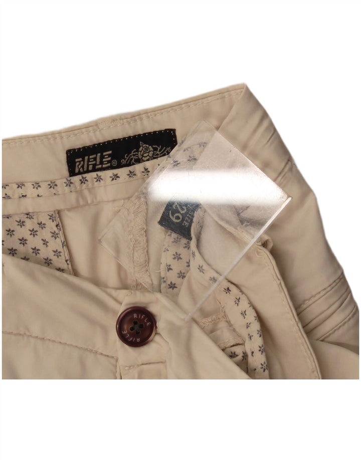 Pantaloncini chino da donna Rifle W29 medi bianco sporco