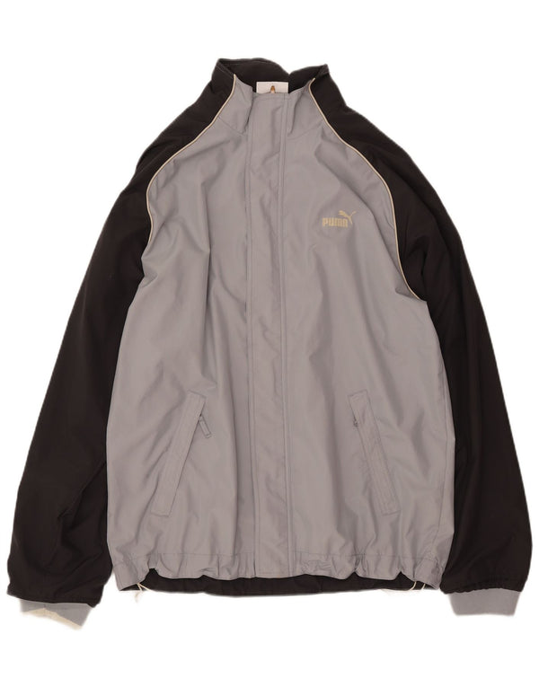 Giacca da tuta da uomo PUMA grande color grigio grigio