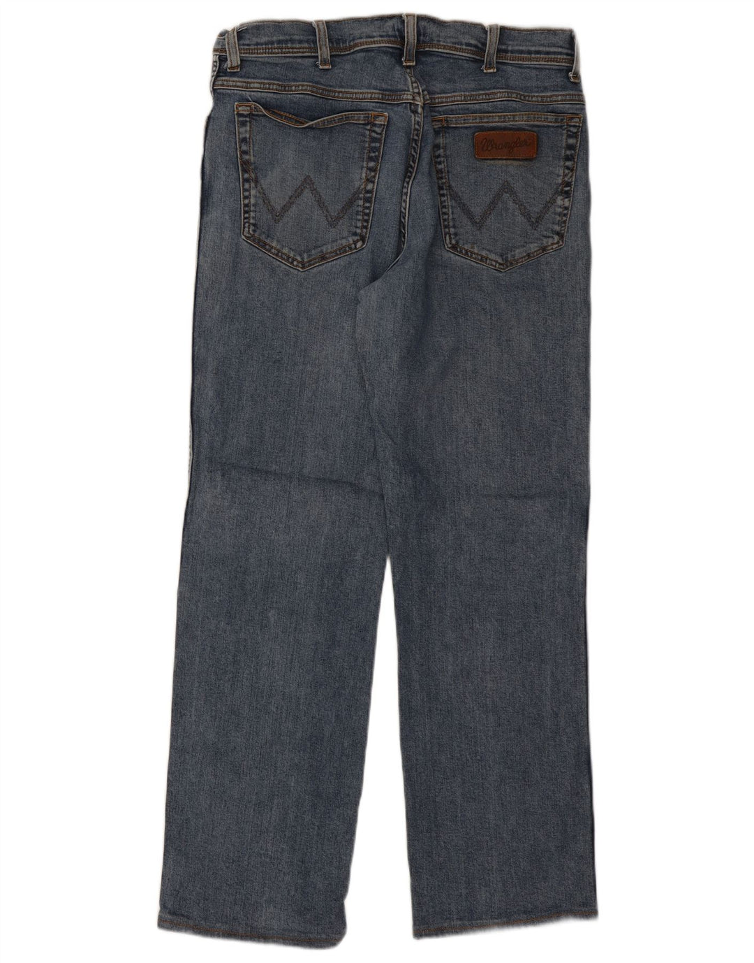 Jeans dritti da uomo Wrangler Texas W34 L29 cotone blu