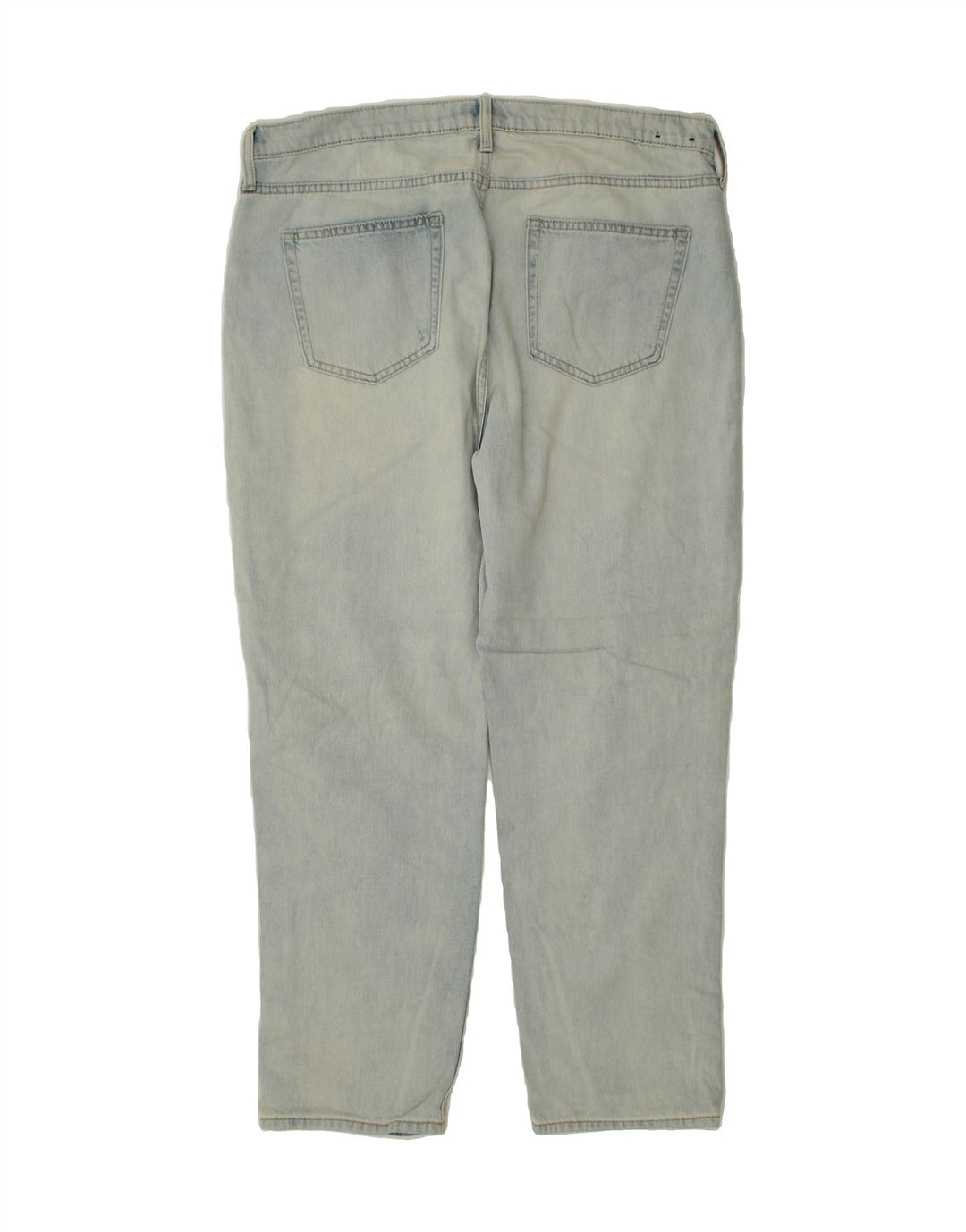 GAP Womens Boyfriend Distressed Straight Jeans W32 L28 Blue Vintage Gap and Second-Hand Gap from Messina Hembry 
