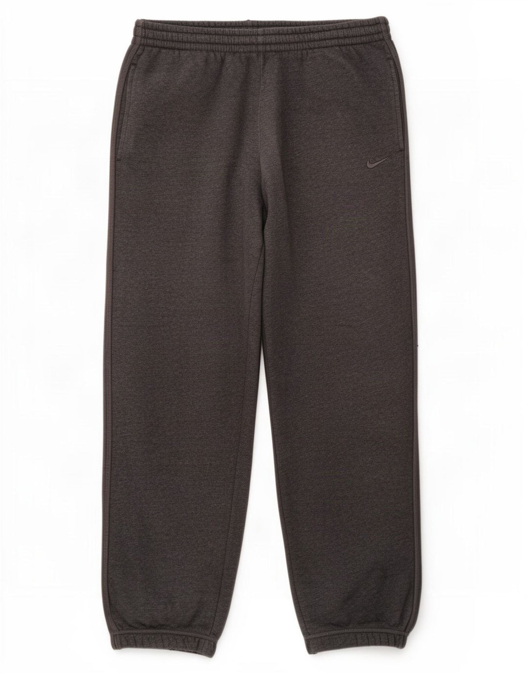 Pantaloni da tuta da uomo Nike Joggers grandi in cotone grigio