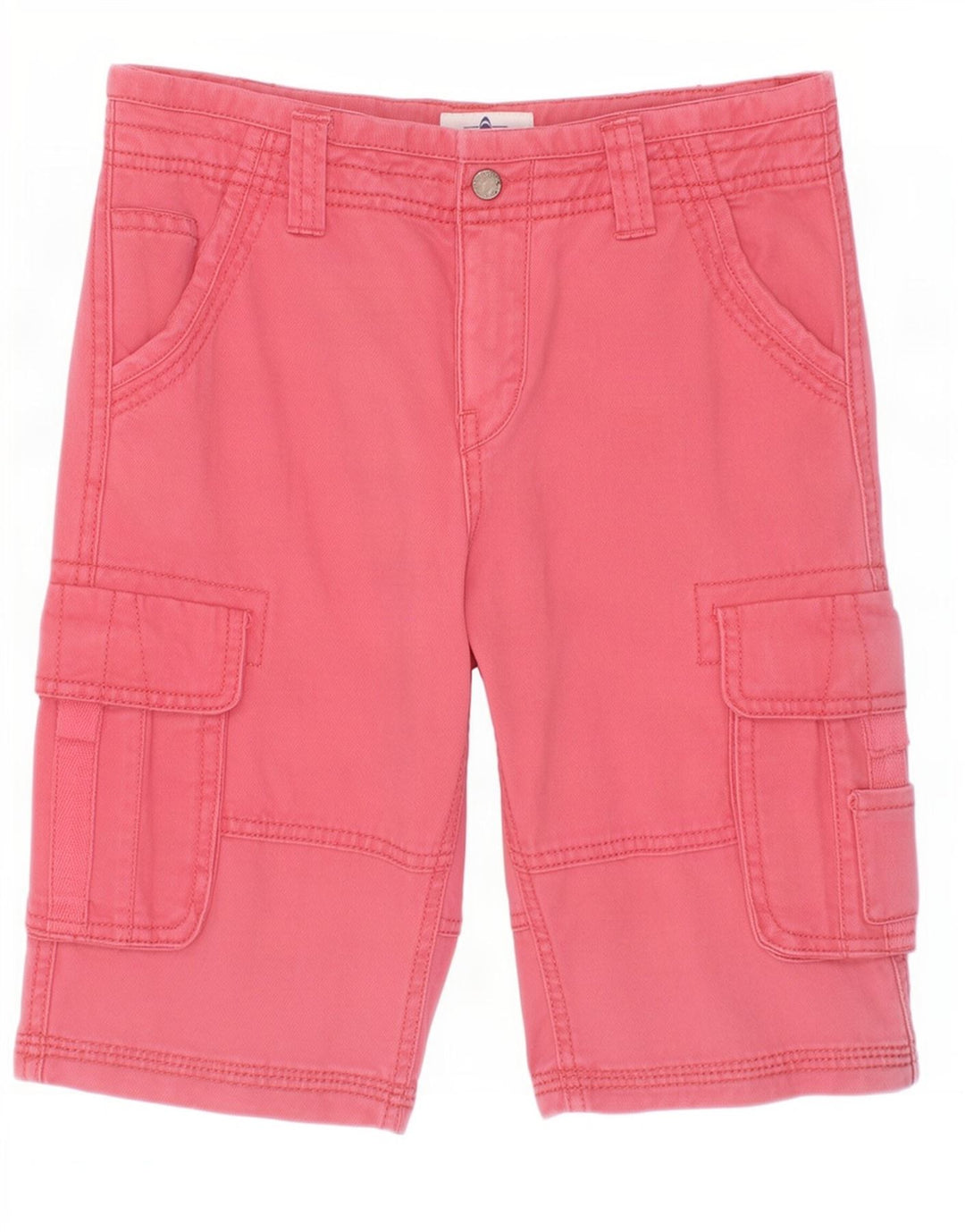 Pantaloncini cargo da ragazzo Fat Face 10-11 anni W25 in cotone rosa