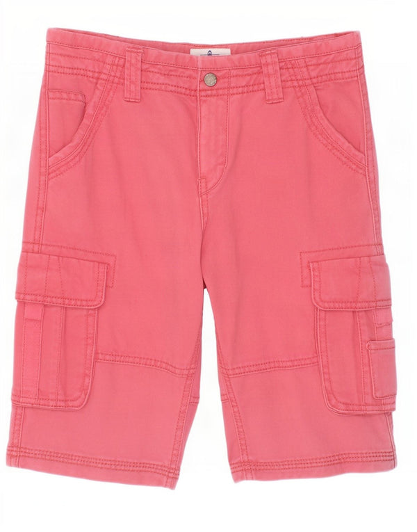 Pantaloncini cargo da ragazzo Fat Face 10-11 anni W25 in cotone rosa