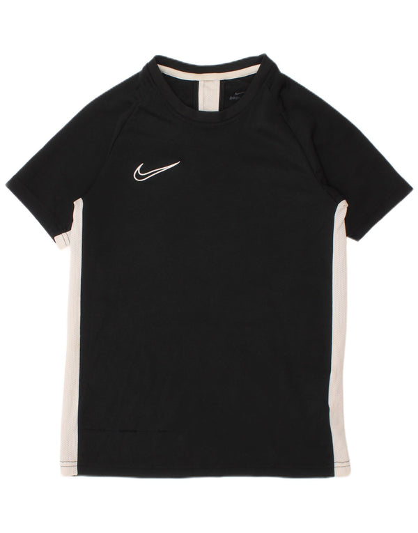 T-shirt da ragazzo Nike Dri Fit Top 10-11 anni blocco colore nero medio