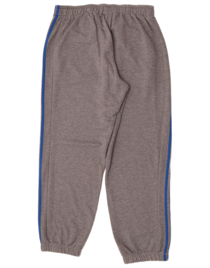 Pantaloni da tuta Adidas Climalite da uomo, pantaloni da jogging, grandi, in poliestere grigio