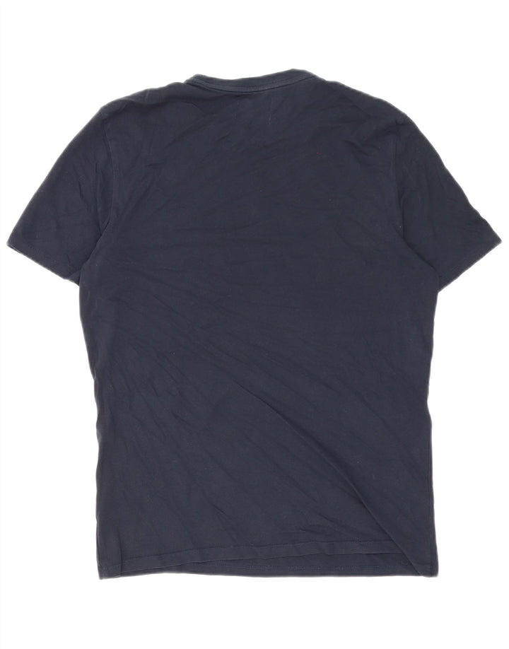 T-shirt da uomo Calvin Klein Top Small in cotone blu navy