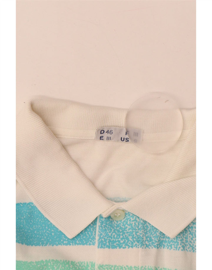 SERGIO TACCHINI Polo Uomo Piccola Rigata Bianca in Cotone