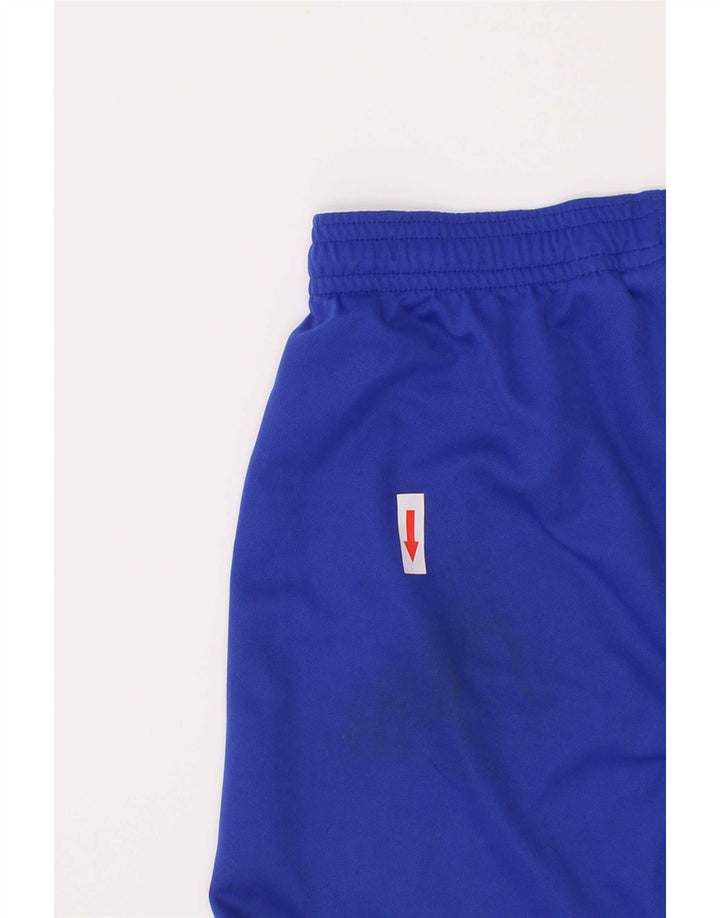 Pantaloncini sportivi Adidas Climalite da ragazzo 9-10 anni in poliestere blu