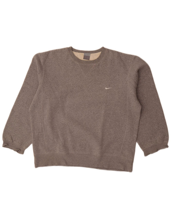 Felpa da uomo Nike Felpa UK 42/44 Large Grey Flecked