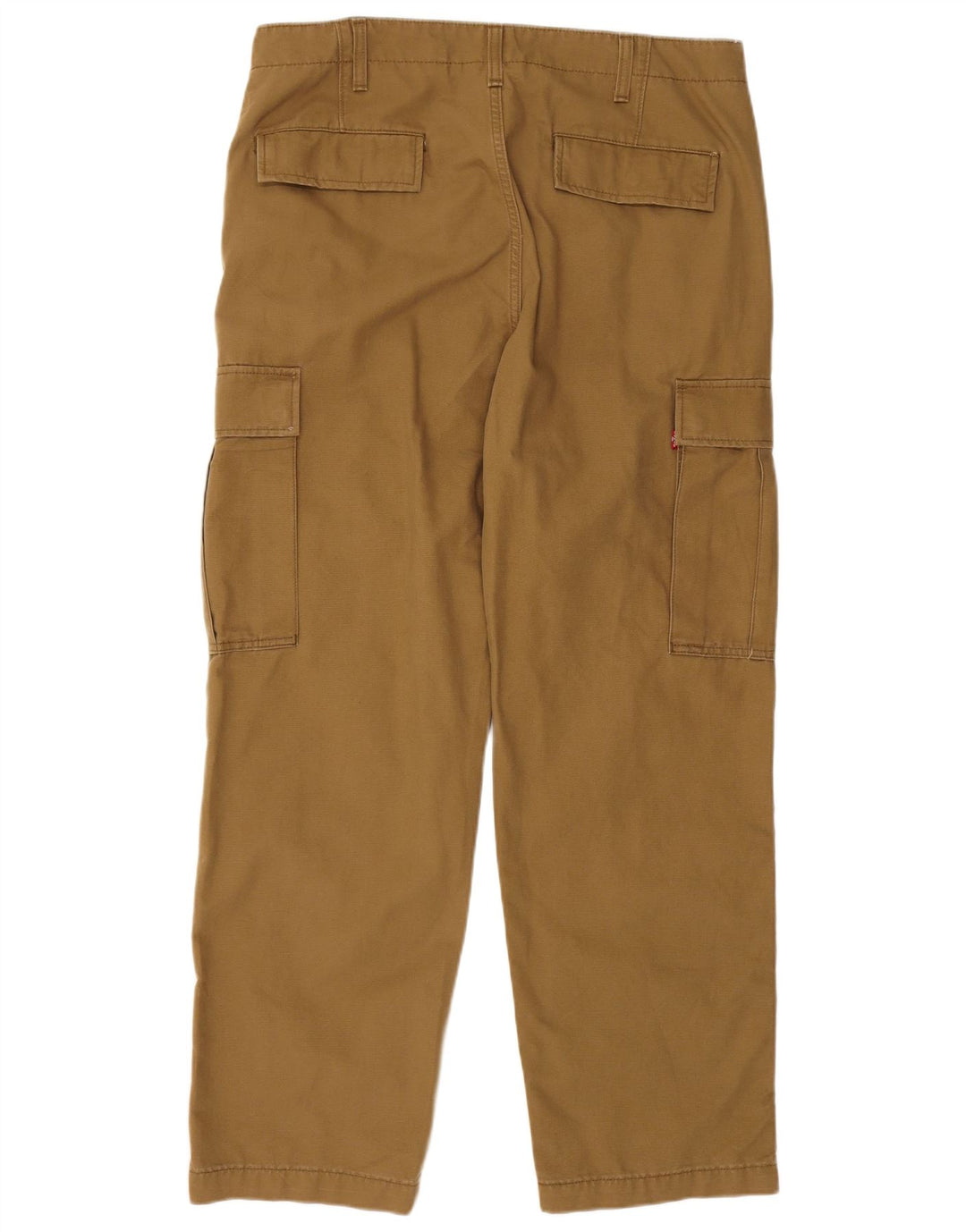 Pantaloni cargo dritti da uomo Levi's W36 L30 in cotone marrone