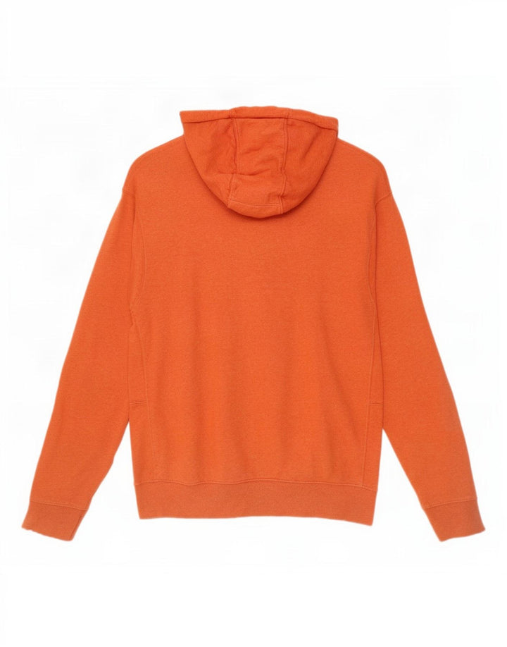 Felpa con cappuccio da uomo Nike Small in cotone arancione