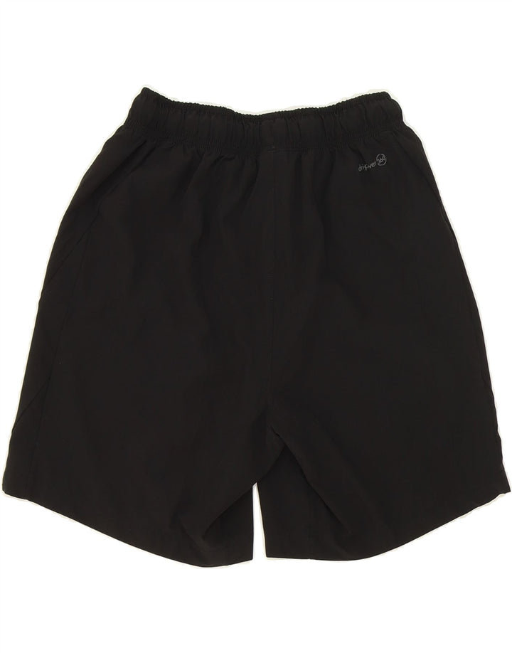 RUSSEL Mens Sport Shorts Small  Black Polyester Vintage RUSSEL and Second-Hand RUSSEL from Messina Hembry 