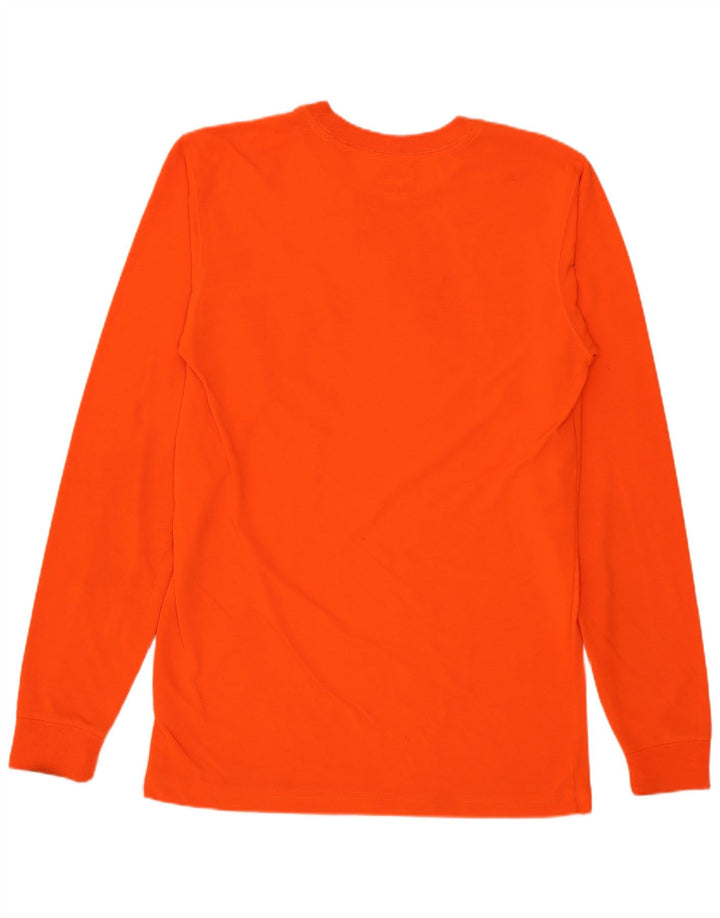 Carhartt Top da uomo a manica lunga piccolo arancione in poliestere