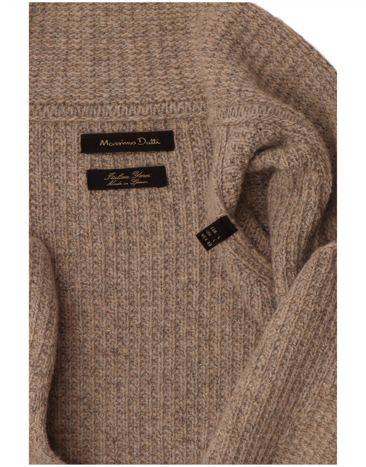 Maglione cardigan da uomo Massimo Dutti grande grigio