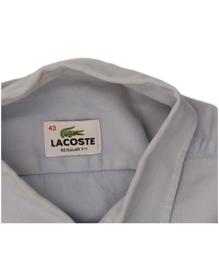 Polo Lacoste da uomo a maniche corte vestibilità regolare taglia 43 grande blu