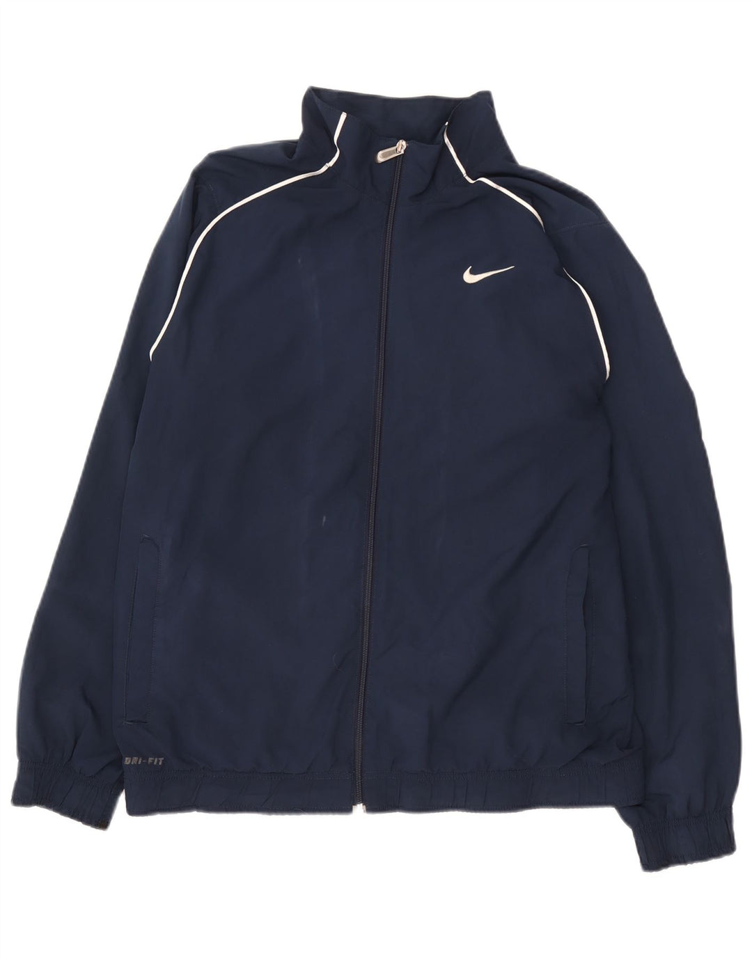 Giacca da tuta Nike Dri Fit da uomo, media, in poliestere blu navy