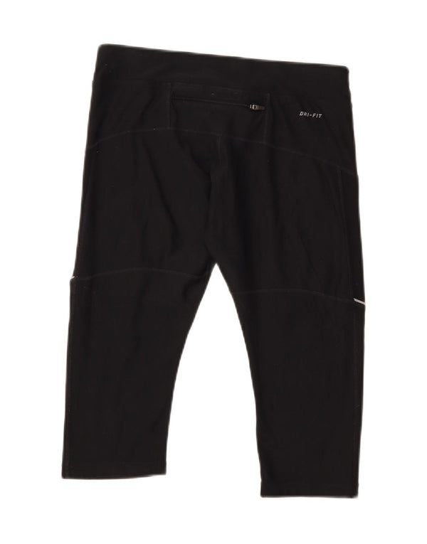 Leggings Nike Dri Fit Capri da donna UK 14 poliestere nero medio