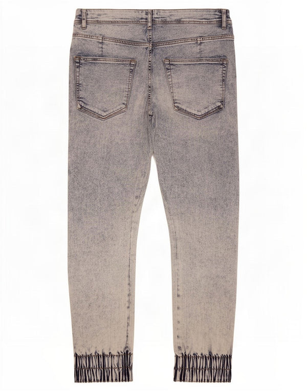 Zara Uomo Pantaloni da jogging in difficoltà Jeans slim EU 44 Large W34 L28 Blu