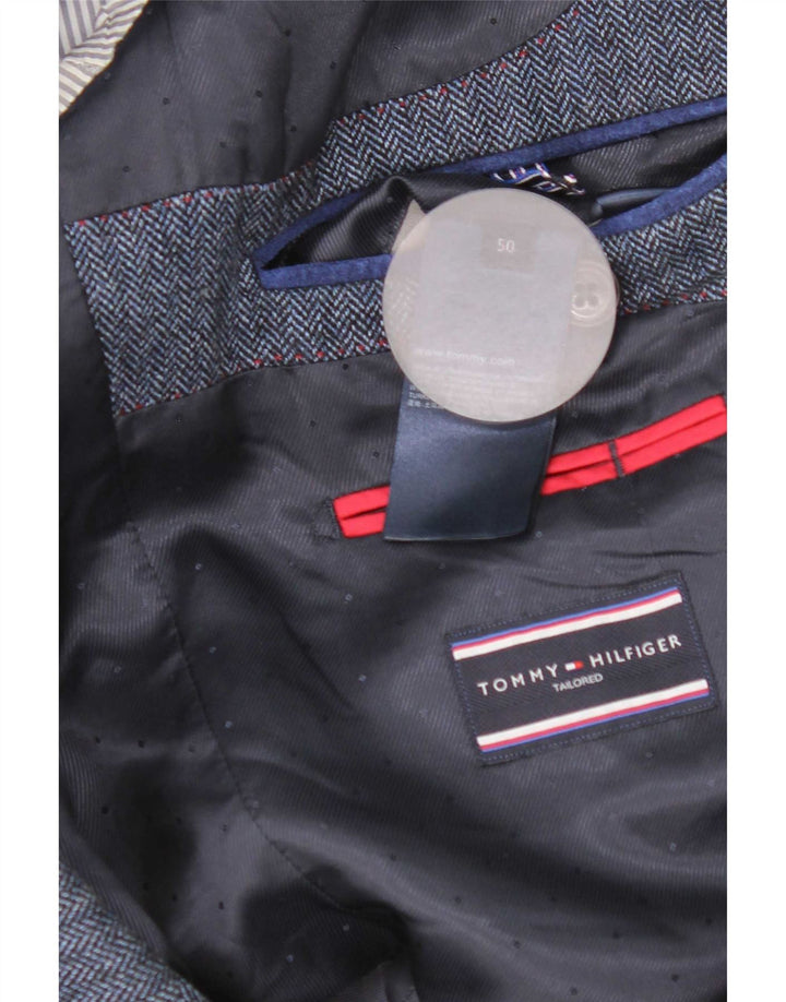 Giacca blazer sartoriale da uomo Tommy Hilfiger IT 50 Large Blu Navy
